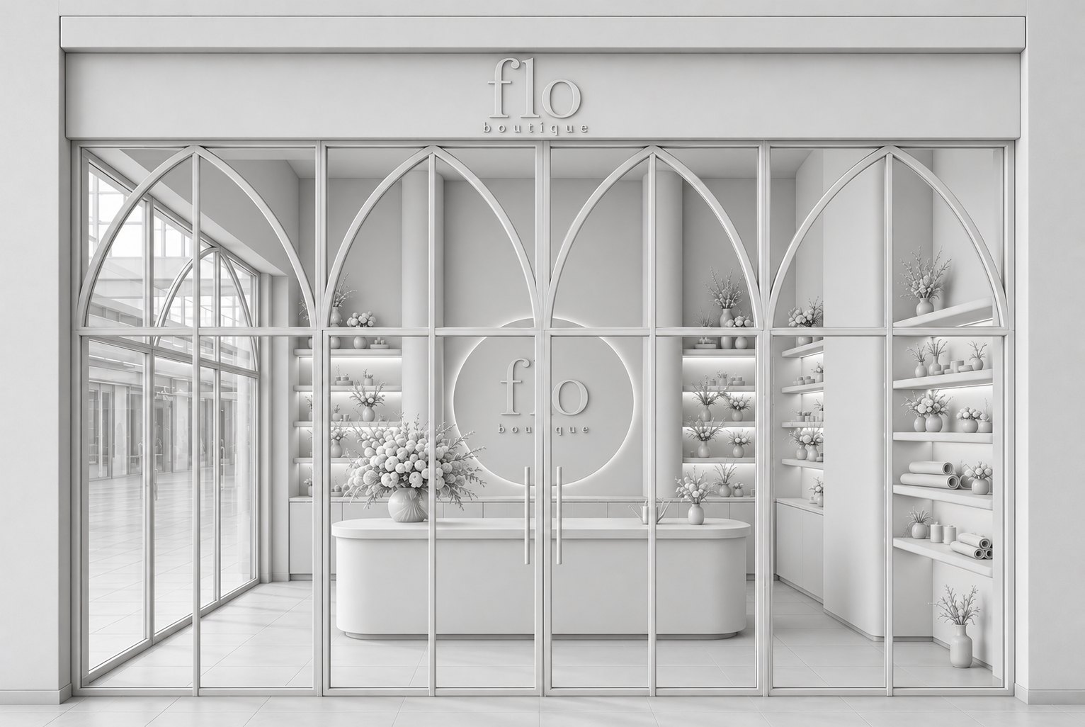 Flo Boutique, clay model