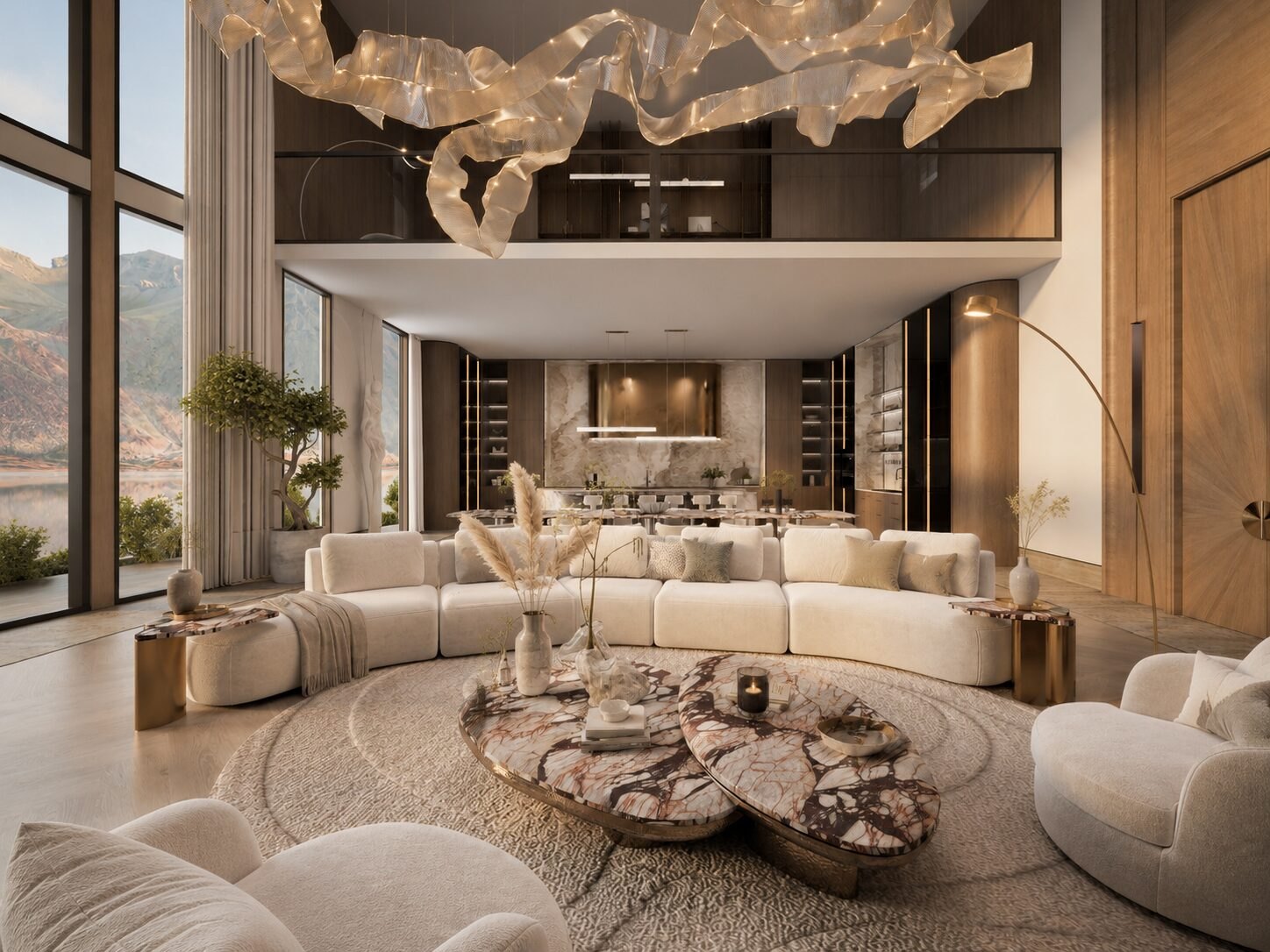 Lakeside Great Room, final render