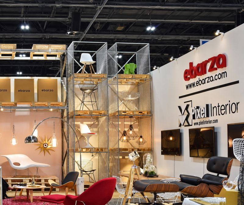 eBarza stand at INDEX Dubai, Display Towers